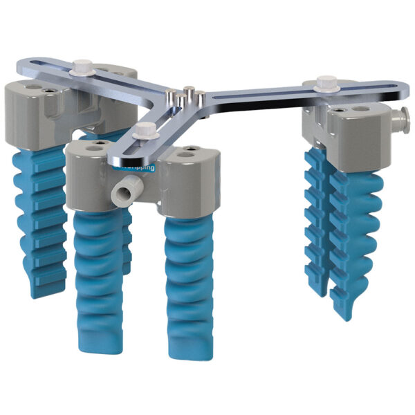 2-palczasty chwytak trójramienny SoftActuator